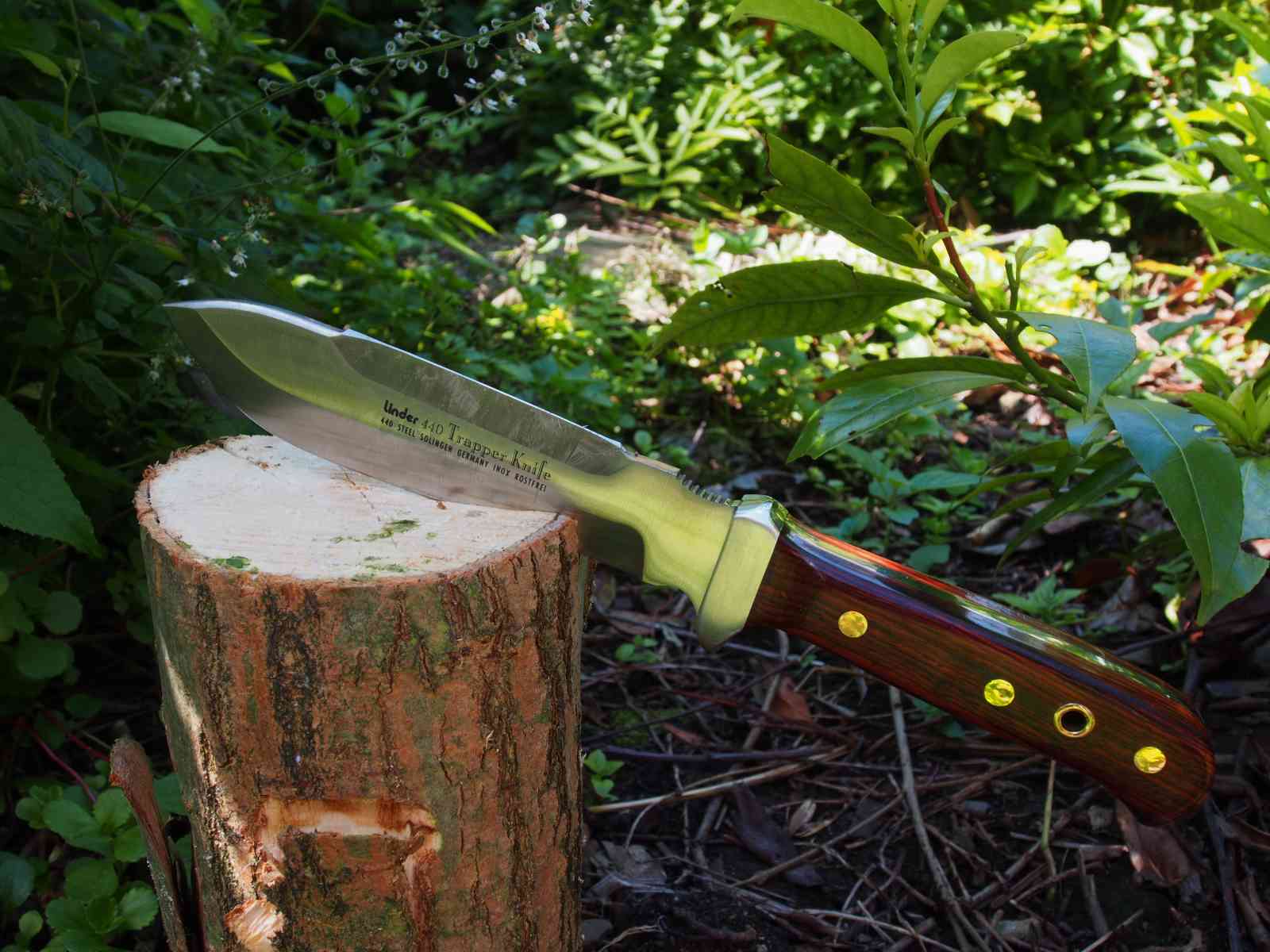 Linder Trapper Messer für harte Holzarbeit