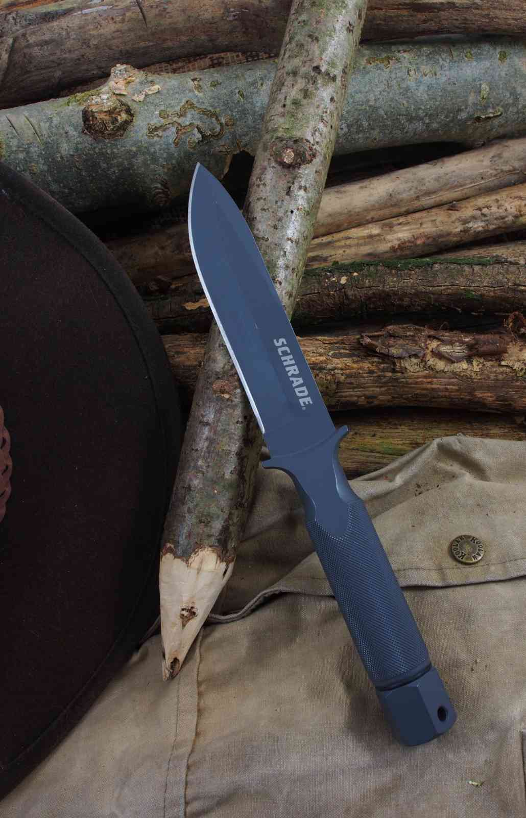 SCHRADE Messer SW7 Klinge Rohling Taschenmesser für Messermacher und Bastler 