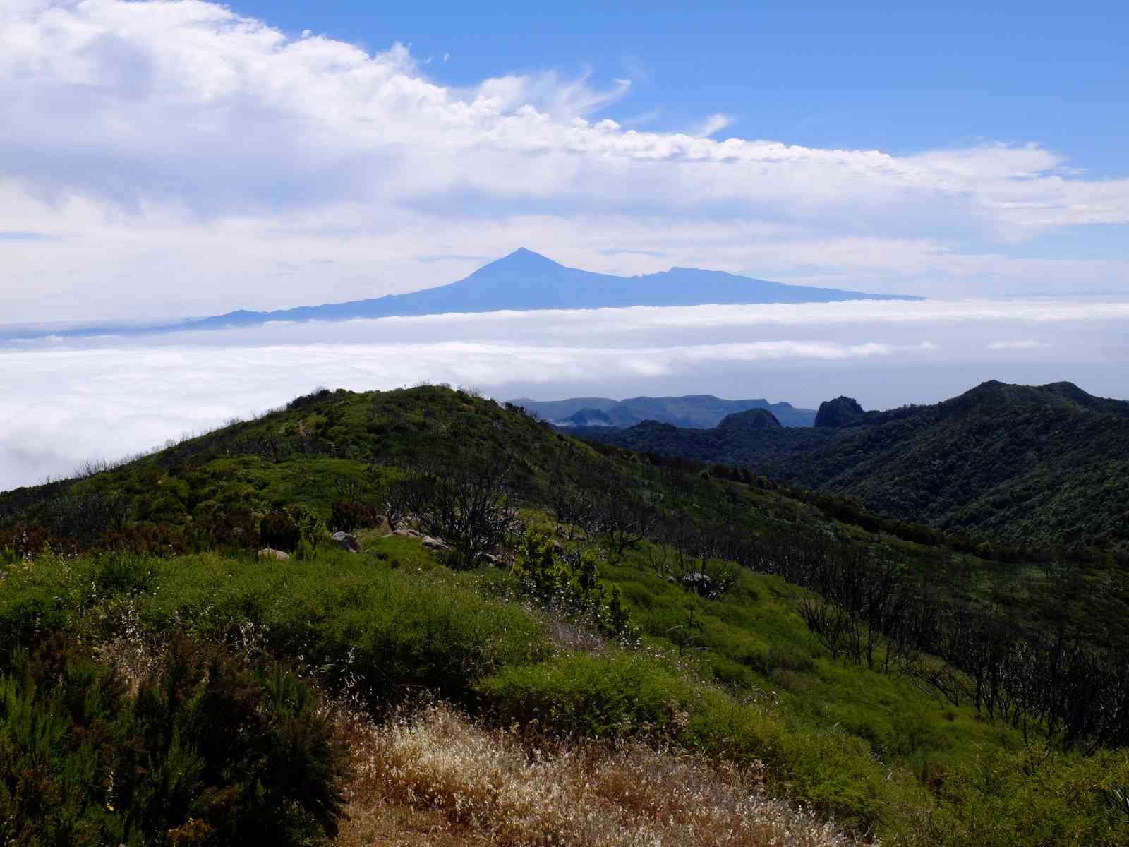 Die höchsten Berge von La Gomera - Und noch einmal Teneriffa