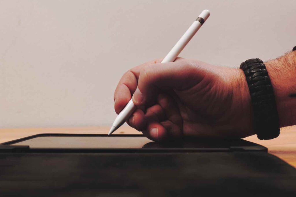 Schreiben mit dem Apple Pencil
