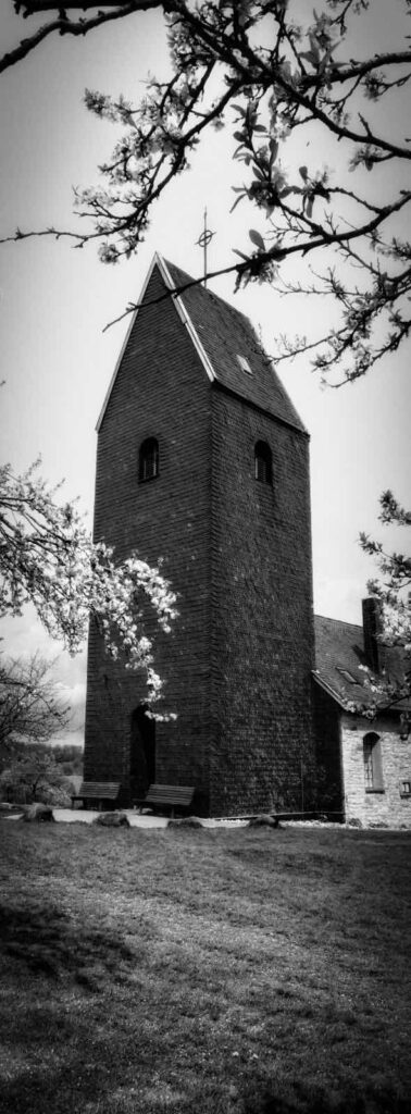 Windrather Kapelle blackandwhite