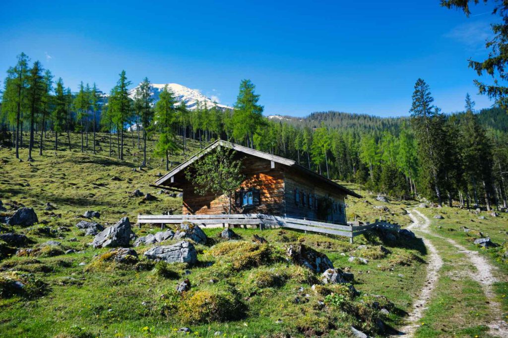 Idyllische Hütte